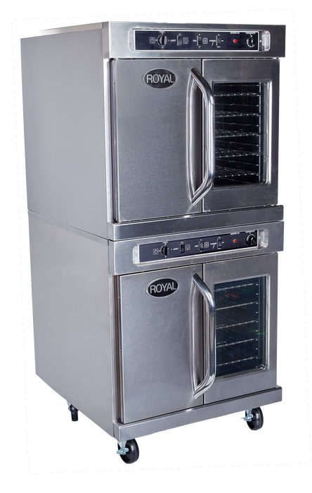 Double Convection Oven Electric, Standard Depth, 34"w