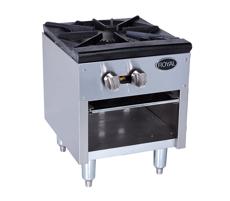 Stock Pot Stoves 18"w, Gas, 3 Ring Burners, 24"h