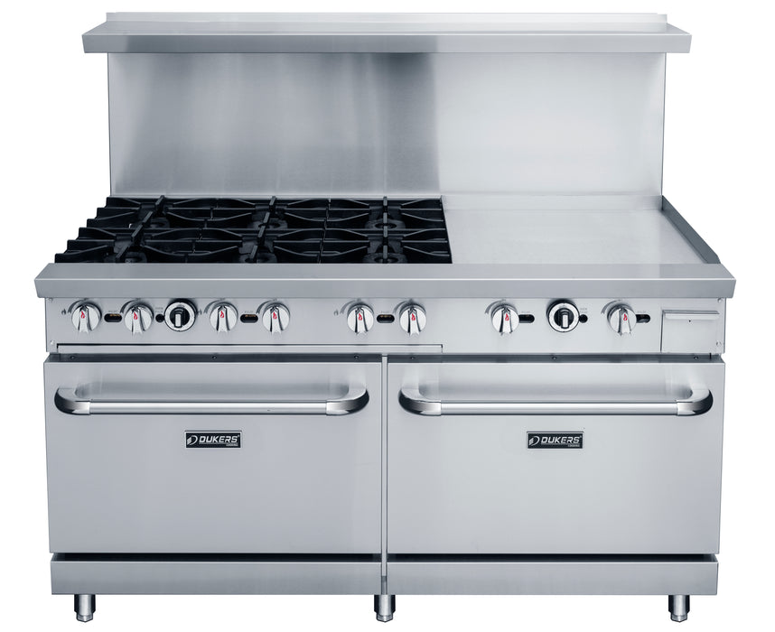 60" with Six (6) Open Burners & 24" Griddle