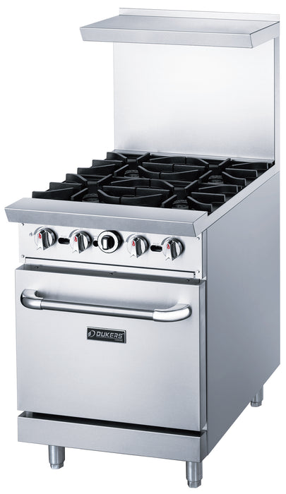 24" Gas Range Stove with Four (4) Open Burners