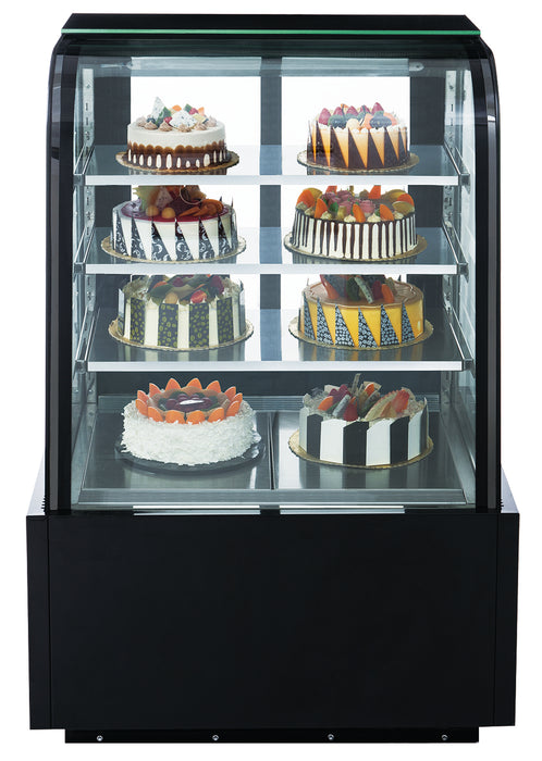 Curve Glass Bakery Cases - 36in